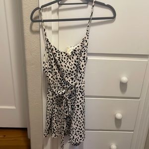Leopard print romper